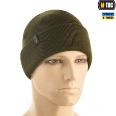 M-TAC ШАПКА ТОНКАЯ ВЯЗКА 100% АКРИЛ DARK OLIVE