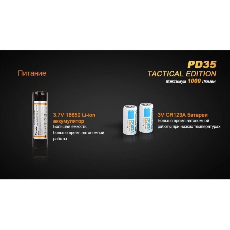 Ліхтар ручний Fenix ​​PD35 TAC XP-L