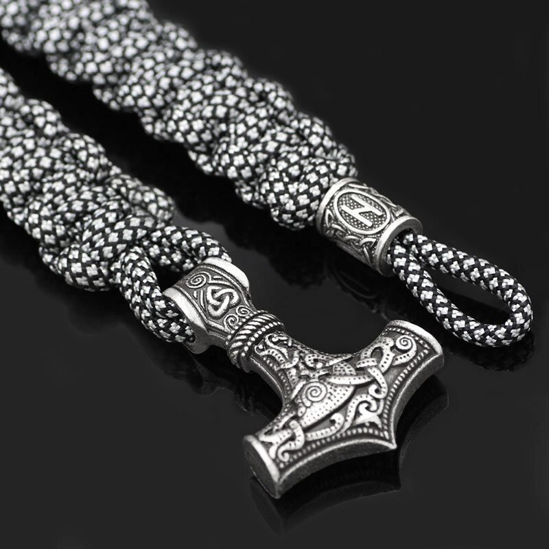 БРАСЛЕТ Norse Viking, паракорд З МОЛОТОМ ТОРА