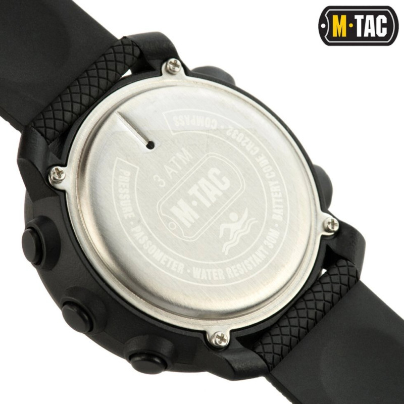 M-TAC Годинник Тактичний мультифункціональний Black